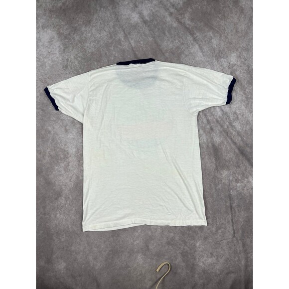 Vintage 80s I’m The Boss Ringer Tshirt Single stitch - Picture 2 of 8